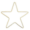 Brass star 43mm - Size 43x43mm