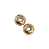 Bead stopper brass 8mm 2mm - Size 4.3x8mm - Hole 2mm