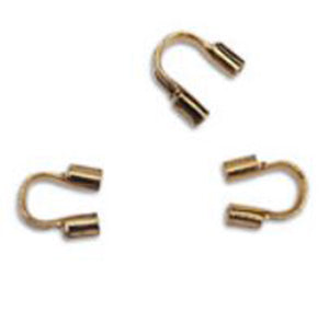 Brass wire-protector for 0.5mm - Size 4.2x4.5mm - Hole 0.5mm