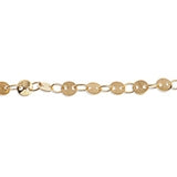 Brass chain African 4mm - Size 4x4mm