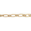 Brass chain oval links 8x3.5mm - Size 3.5x8mm