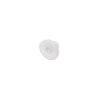 Rubber insert for earring Clasp (white) . - Size 8x8mm