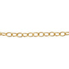 Brass chain oval 3.8x2.9mm - Size 3.8x2.9mm